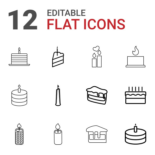 蜡烛图标图片下载