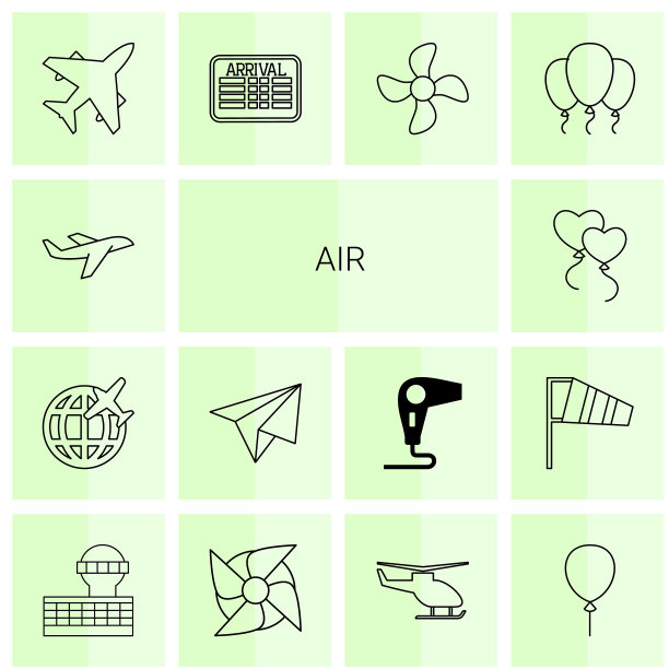 14空气图标图片下载