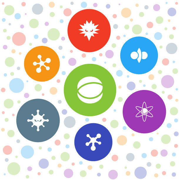 分子的图标图片下载