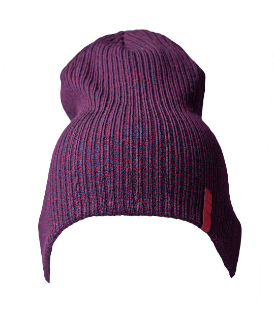 编织的帽子孤立在一个白色的背景。时髦的帽子。休闲风格的时尚配饰图片下载