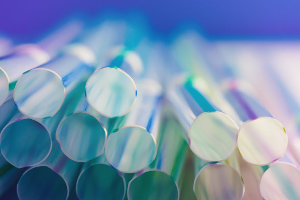 塑料吸管特写图片下载