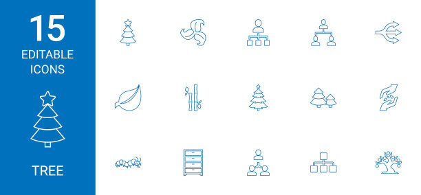 15棵树图标图片下载