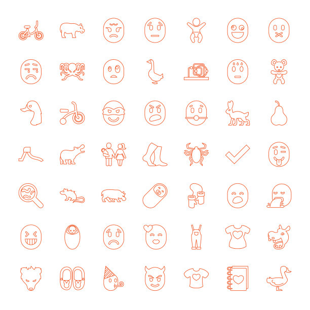 可爱的图标图片下载