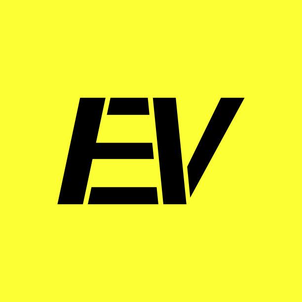 Ev标志设计Ev power letter标志设计图片下载