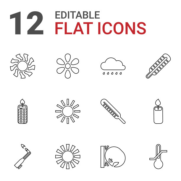 热的图标图片下载