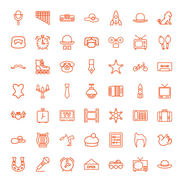 复古的图标图片下载