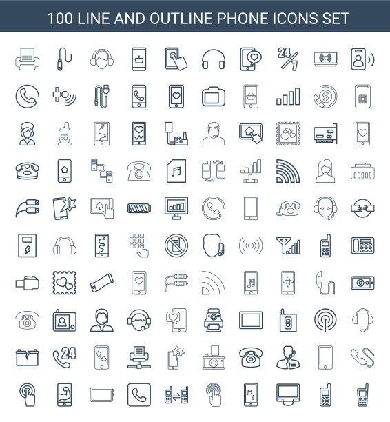 100电话图标图片下载