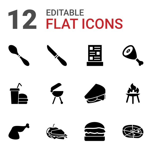 12个午餐图标图片下载