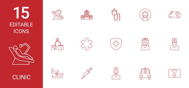 诊所的图标图片下载