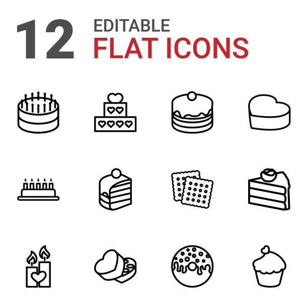 蛋糕的图标图片下载