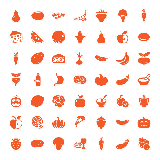 49素食图标图片下载