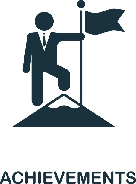 创意图标、简单元素成就图片下载