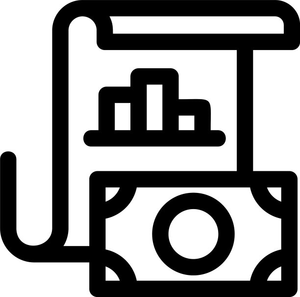预算图标或标识孤立符号符号图片下载
