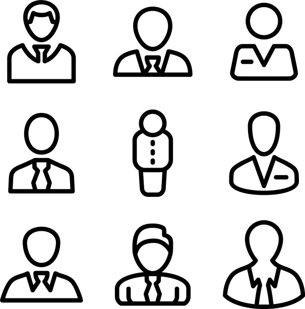 商人图标或标志孤立标志符号图片下载