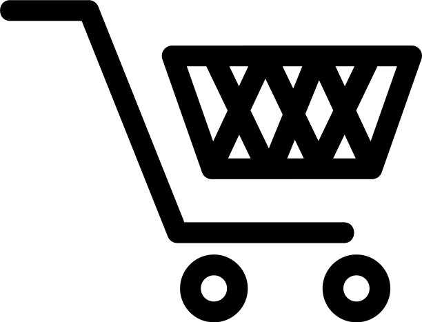 购物车购物图标或标志孤立标志符号图片下载