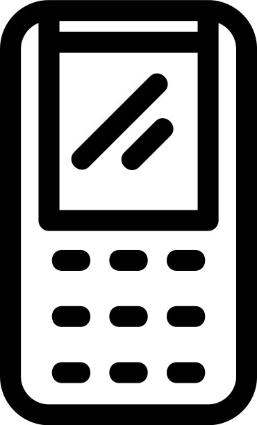 手机图标或标志孤立标志符号图片下载