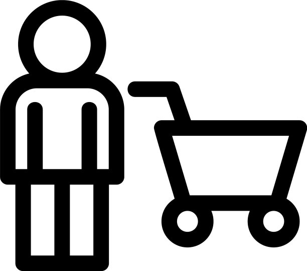 消费者图标或标志孤立标志符号图片下载