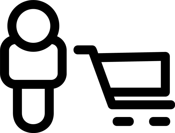 消费者图标或标志孤立标志符号图片下载