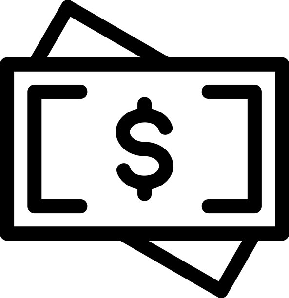 美元图标或标志孤立符号符号图片下载