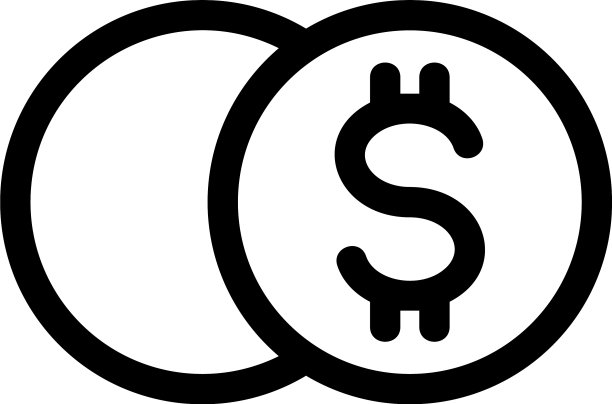 美元图标或标志孤立符号符号图片下载