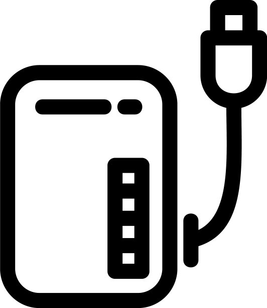 电源组图标或标志孤立标志符号图片下载