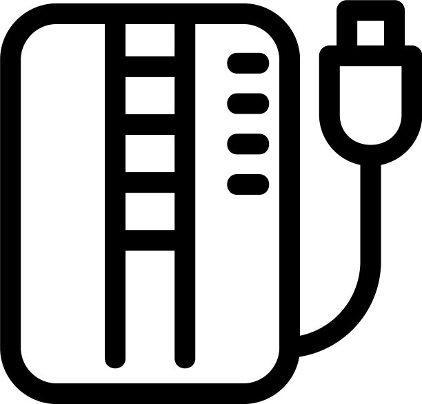 电源组图标或标志孤立标志符号图片下载