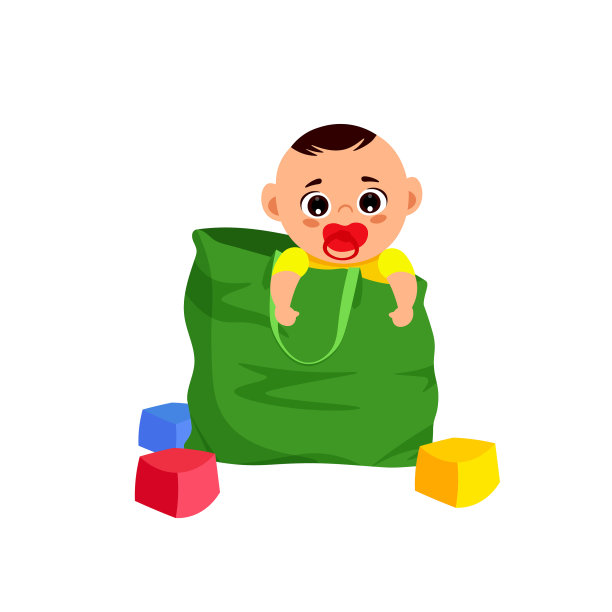 宝宝和一个袋子图片下载