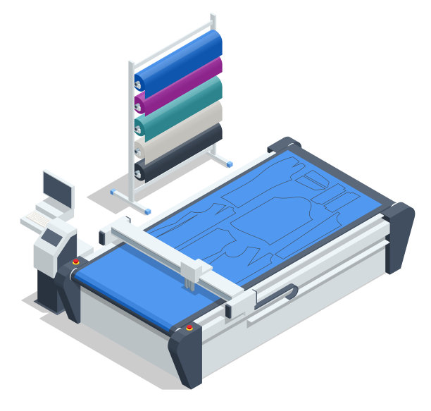 纺织行业等距裁切机图片下载