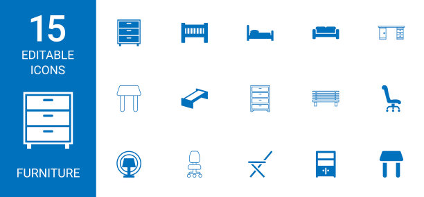家具的图标图片下载