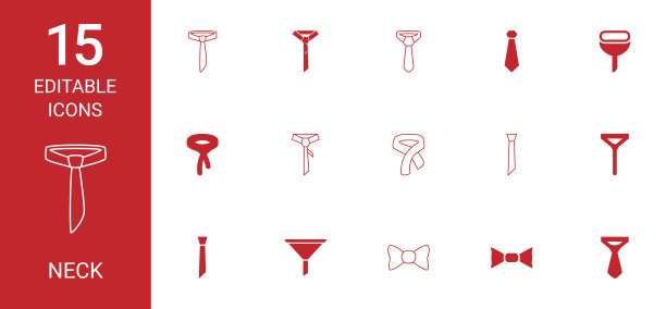 脖子上的图标图片下载