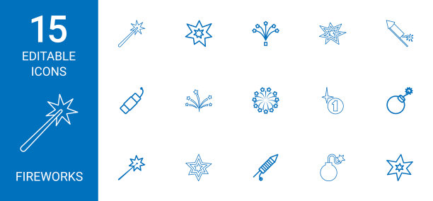 烟花的图标图片下载