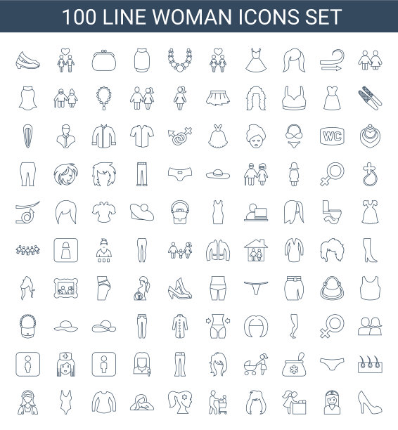 100女人图标图片下载