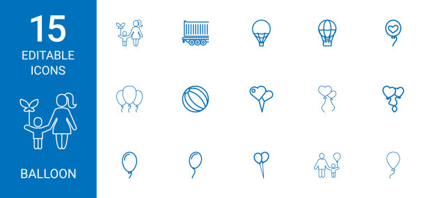 气球的图标图片下载