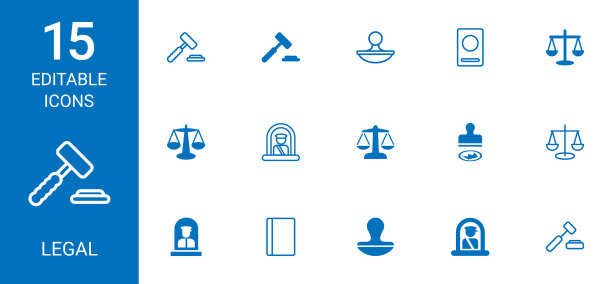 15法律图标图片下载