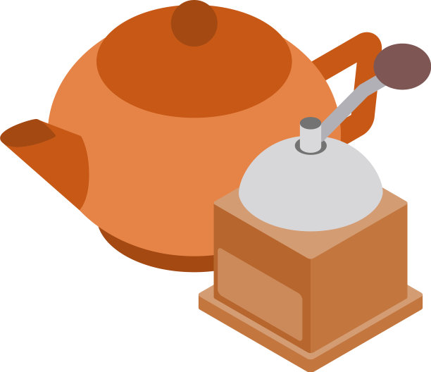 厨房用具图标等距风格图片下载