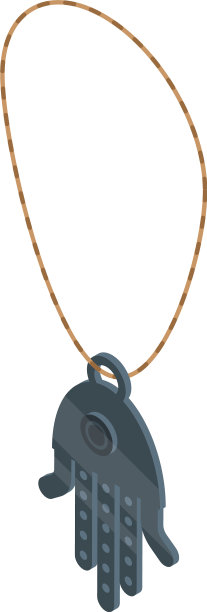 幸运护身符图标等距风格图片下载