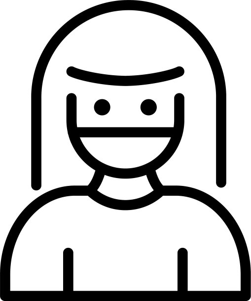 女性过敏图标轮廓风格图片下载