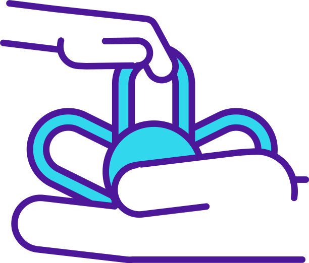 给孩子的礼物RGB颜色图标图片下载