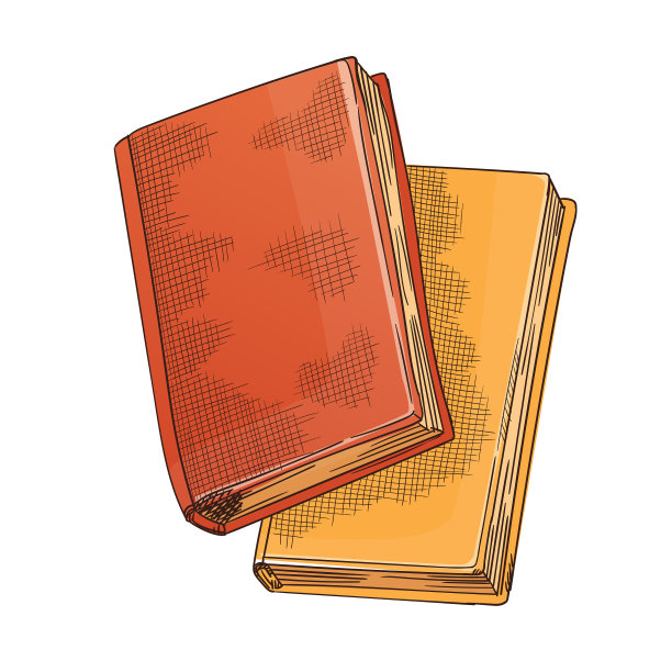 旧书旧书，合拢书堆图片下载