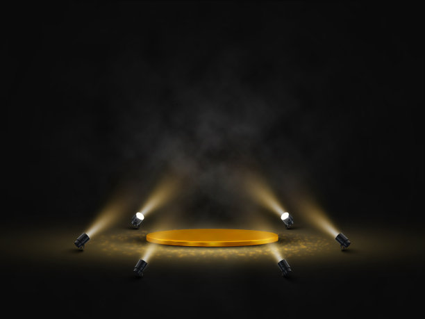 领奖台配有灯光舞台领奖台现场图片下载