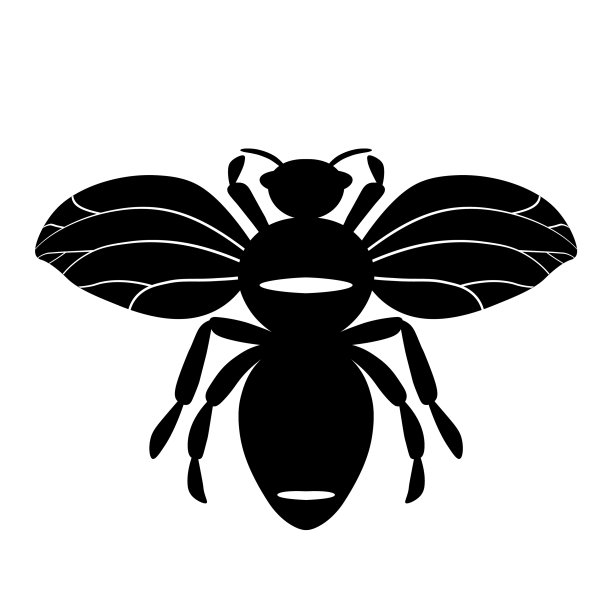 卡通可爱的蜜蜂吉祥物蜜蜂飞小黄蜂图片下载