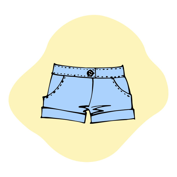 夏季女性的短裤图片下载