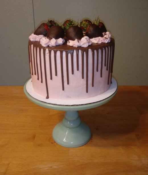 巧克力草莓蛋糕图片下载