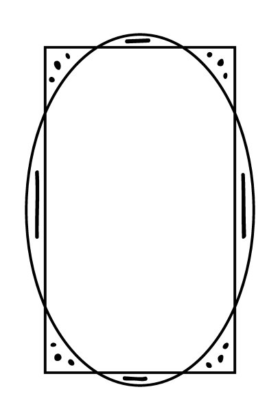 带有图案的几何框架。印刷是用于包装设计，标志。矢量手绘插图图片下载