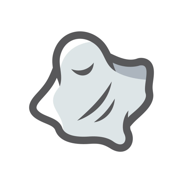 鬼吓人床单图标卡通图片下载