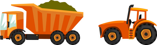 设置重型农用车辆用于收割图片下载