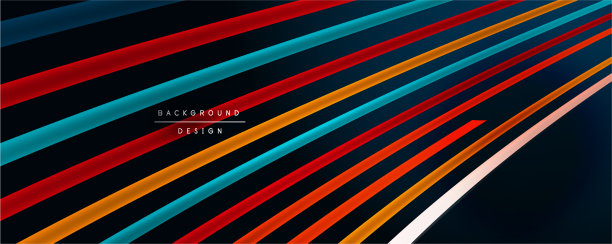 抽象色彩线条背景图片下载