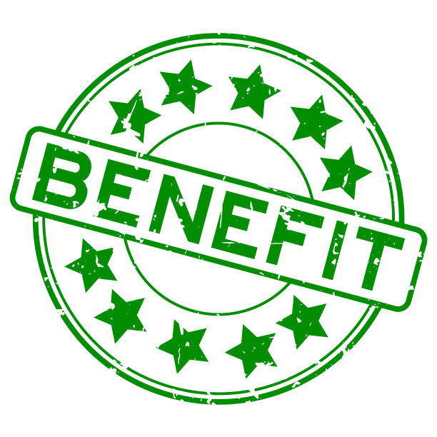 垃圾绿色利益字与星形图标圆形橡胶印章印章上的白色背景图片下载