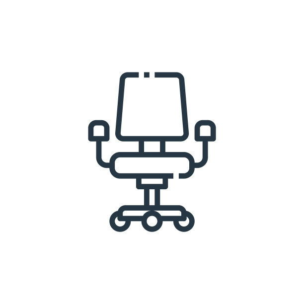 椅子图标矢量家具概念。细线插图的椅子可编辑的笔触。椅子线性标识用于web和移动应用程序，标志，印刷媒体。图片下载