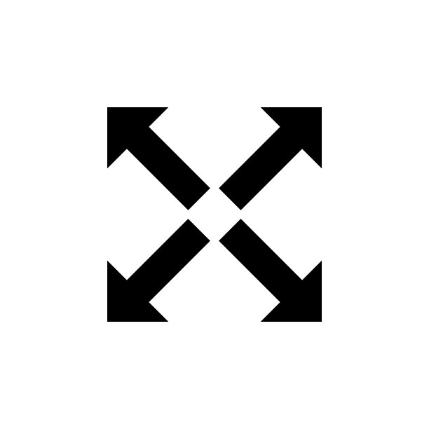 扩展图标，展开矢量，放大插图图片下载